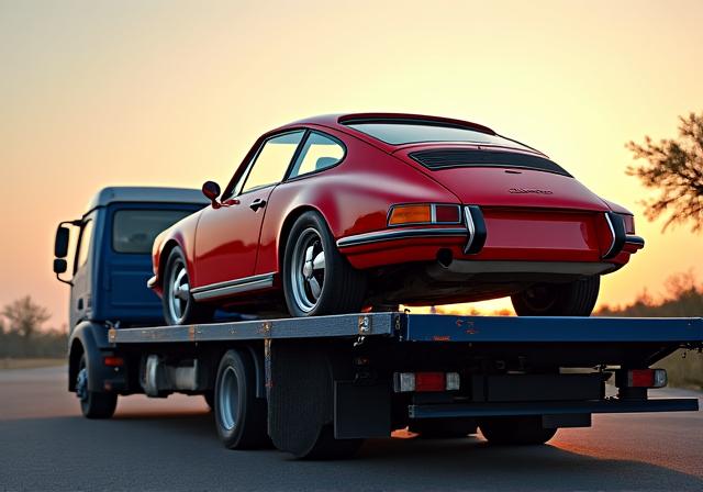 Transport voiture de collection