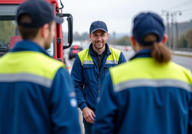 Équipe assistance routière Lyon